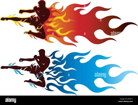 Fighter sport logo. Vector illustrations Stock Vector Image & Art - Alamy