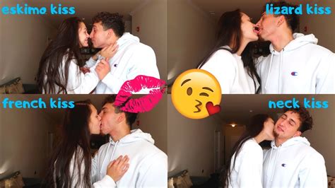 20 DIFFERENT TYPES OF KISSES!! | Montana & Ryan - YouTube