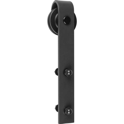 Delaney Black Barn Door Hardware Kit-BD1064 - The Home Depot