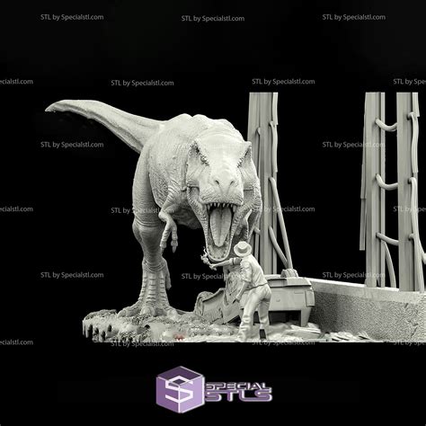 T-Rex Scene from Jurassic Park | SpecialSTL