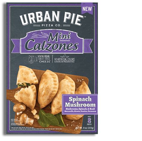 Spinach Mushroom Mini Calzones | Urban Pie