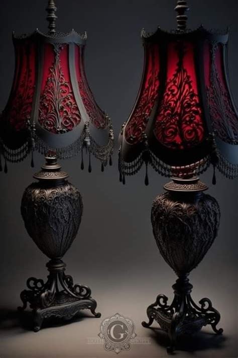 Victorian Gothic Table Lamps