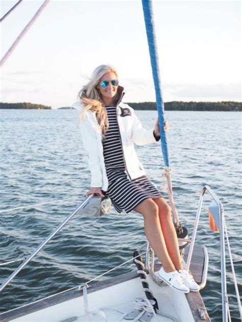 Really pretty sailing boat outfit, M.E. Gant | Boating Outfits | Boat ...