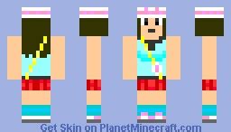 Pokemon Trainer Girl Minecraft Skin