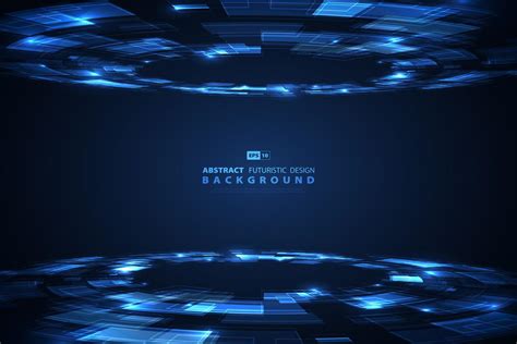 Blue technology futuristic designed background 679998 Vector Art at Vecteezy