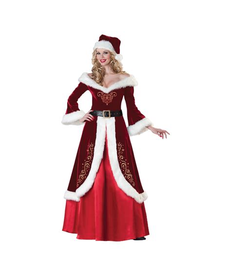 Adult Mrs Saint Nick Costume - Women Costumes