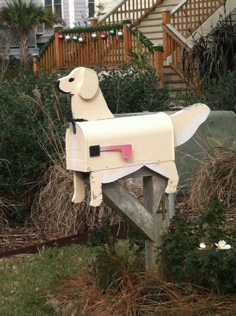 Dog mailbox. | Mailbox, Outdoor decor, Decor