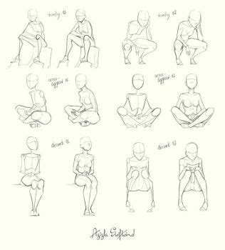 How To Draw Someone Sitting Criss Cross Applesauce