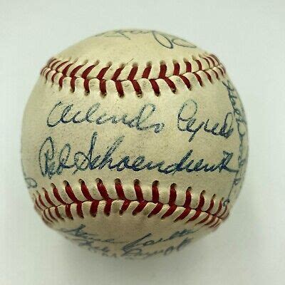 Beautiful 1967 St. Louis Cardinals World Series Champs Team Signed ...