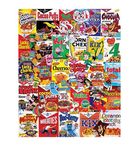 White Mountain Puzzles Cereal Boxes - 1000 Piece Jigsaw Puzzle - Walmart.com - Walmart.com