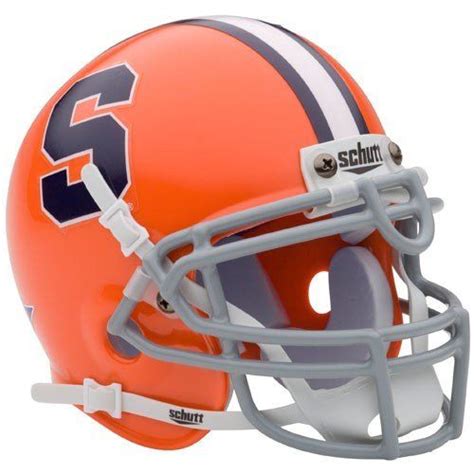 Syracuse Orange Mini Helmet | Football helmets, Mini football helmet ...