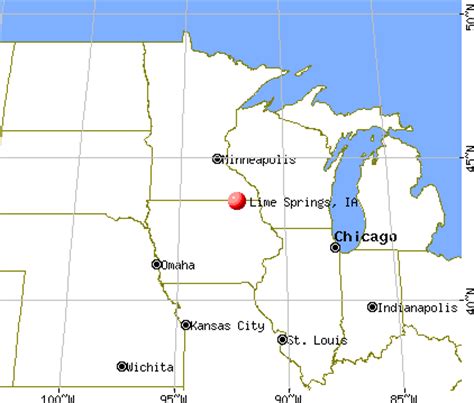 Lime Springs, Iowa (IA 52155) profile: population, maps, real estate, averages, homes ...