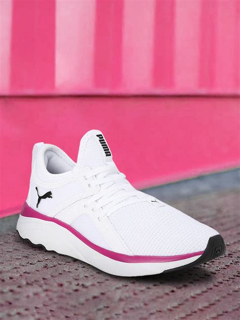 Buy Puma Women White Textile Running Shoes - Sports Shoes for Women ...