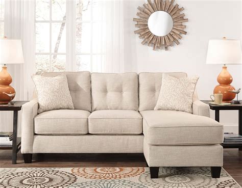 Aldie Nuvella Sand Sofa Chaise Signature Design By Ashley | Furniture Cart