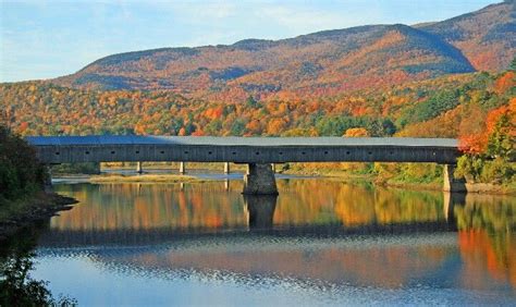 Bridge between Cornish, New Hampshire and Windsor, Vermont. (Kissing bridge) | Covered bridges ...