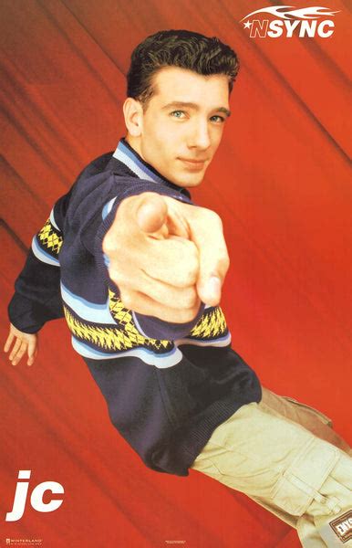 NSYNC JC Chasez 1998 Portrait Poster 22x34 – BananaRoad