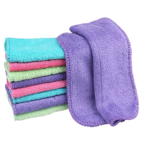 Microfiber Fabric Face Towels Women Solid Bathroom Super Absorbent Quick drying Bath Towel Hair ...