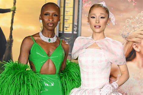 Ariana Grande and Cynthia Erivo Continue Method Dressing at 'Wicked' L.A. Premiere