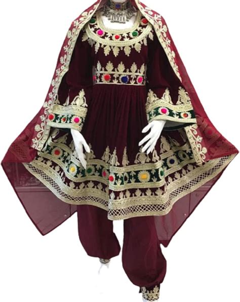 Afghan Kuchi Handmade Afghan Traditional Dress Afghani Pashtun Culture ...