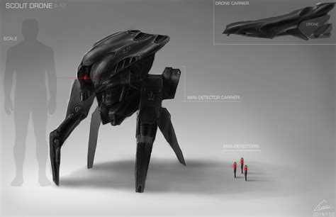 SCOUT DRONE DESIGN/CONCEPT ART by nobody00000000 on DeviantArt