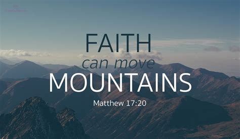 Faith Can Move Mountains: Monday Musings | Natasha Musing