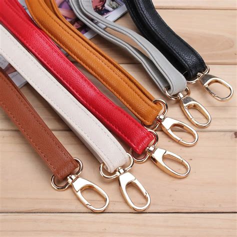 DIY 124CM Bags Strap Women PU Leather Detachable Handle Replacement Bag Parts Accessories Gold ...