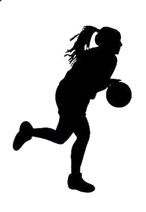 Girls Basketball Player Silhouettes Girls Room Wall Decal Decor #Unbranded | Kids rooms ...