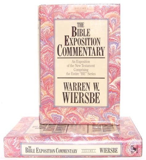 Bible Exposition Commentary Set (Volumes 1 & 2): Warren W. Wiersbe: 0612608936591: Amazon.com: Books