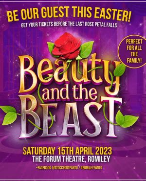 Beauty & The Beast - Family Pantomime at The Forum Theatre, Stockport