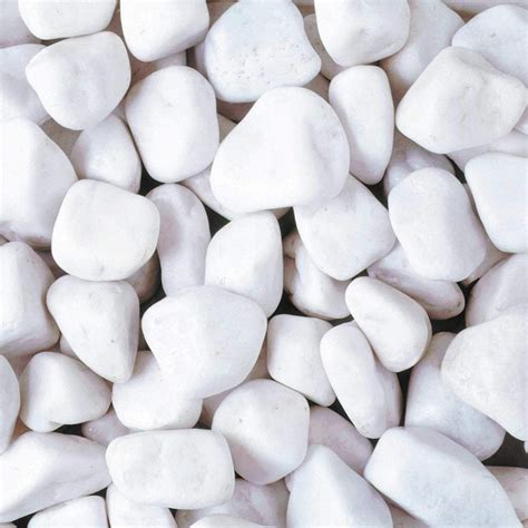 White Pebbles Decorative Aggregate 20-40mm 20kg Bag - Landscaping from Build and Plumb Materials ...