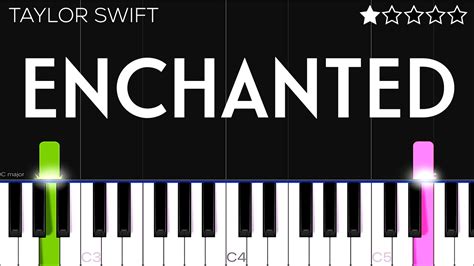 Taylor Swift - Enchanted | EASY Piano Tutorial Chords - Chordify