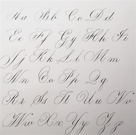 Reddit - Calligraphy - Copperplate alphabet | Fontes de caligrafia ...