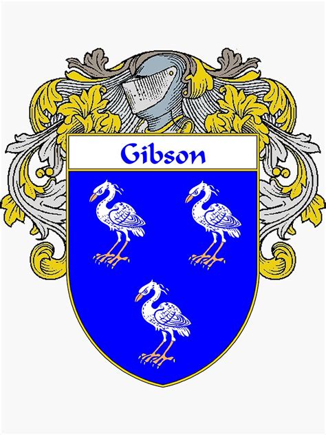 "Gibson Coat of Arms/Family Crest" Sticker by IrishArms | Redbubble