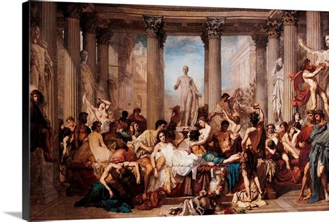 Romans Of The Decadence, By Thomas Couture, Musee D'Orsay, Paris ...