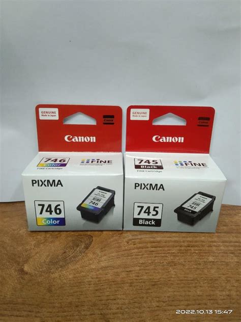 Original Canon PIXMA 745/746, Computers & Tech, Printers, Scanners & Copiers on Carousell