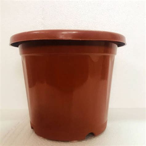 Round Polished plastic nursery pots, for Outdoor Use Indoor Use ...