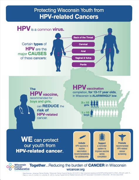 HPV Vaccine Infographic | Wisconsin Cancer Collaborative