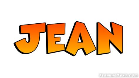 Jean Logo | Free Name Design Tool from Flaming Text