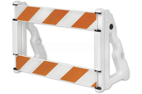 SafetyRail™ - Workzone ADA Plastic Pedestrian Barricade