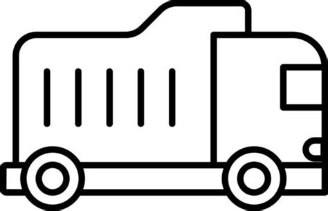 Truck Line Vector Art, Icons, and Graphics for Free Download