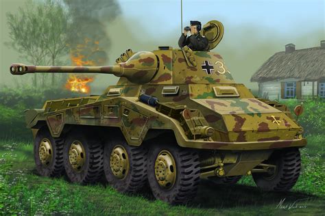 Рисунок Sd.Kfz.234/2 Puma на рабочий стол | Бронетехника War Wallpapers