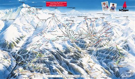 Belle Plagne Piste map | Belle Plagne ski area map | Igluski.com