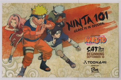 NARUTO Cartoon Network PRINT AD Toonami advertisement 2005