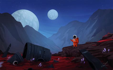 2880x1800 Resolution Astronaut Art 4K Macbook Pro Retina Wallpaper - Wallpapers Den