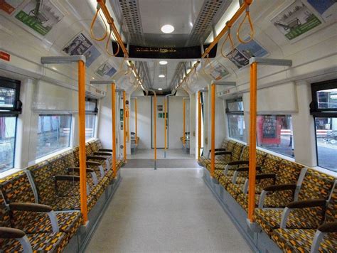 BRITISH RAIL CLASS 378. The interior View of a London Overground Class 378 EMU. In service 29 ...