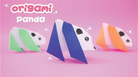 Origami Panda step by step easy instructions