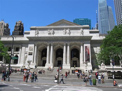 File:New York Public Library entrance.JPG