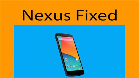 Fixed nexus 5 boot loop? - YouTube