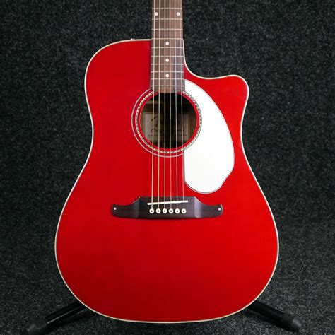 Fender Sonoran SCE Electro-Acoustic Guitar - Red - 2nd Hand | Rich Tone ...