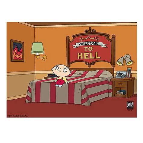 Family Guy Stewie in Hell Limited Animation Cel - ACME Archives ...